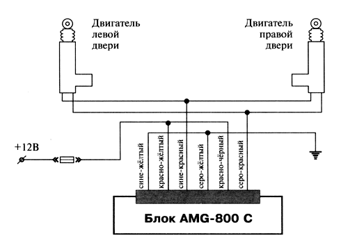 Схема установки новых приводных двигателей.