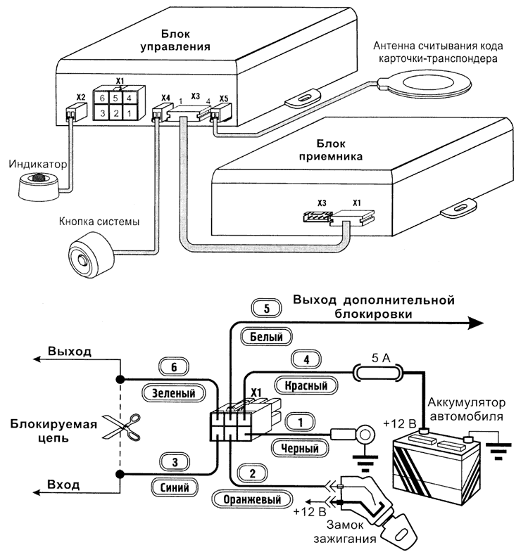 Схема подключения системы REEF SPACE S-300/S-301